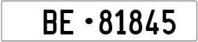 Truck License Plate